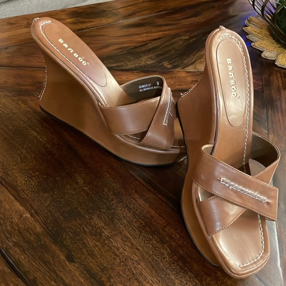 🤎Bamboo Brown Slide Sandals - Picture 7 of 16